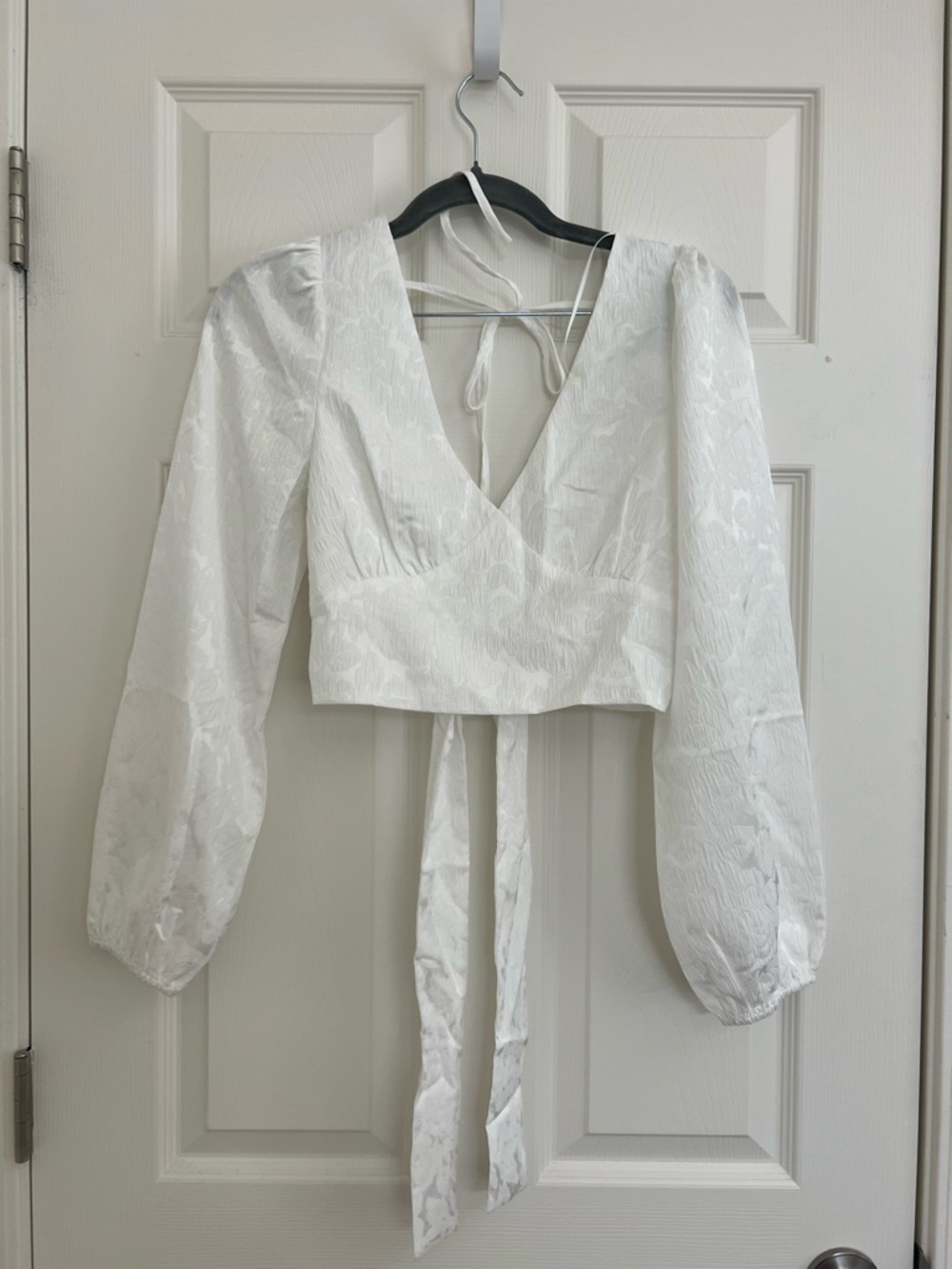 12th tribe white blouse size S
